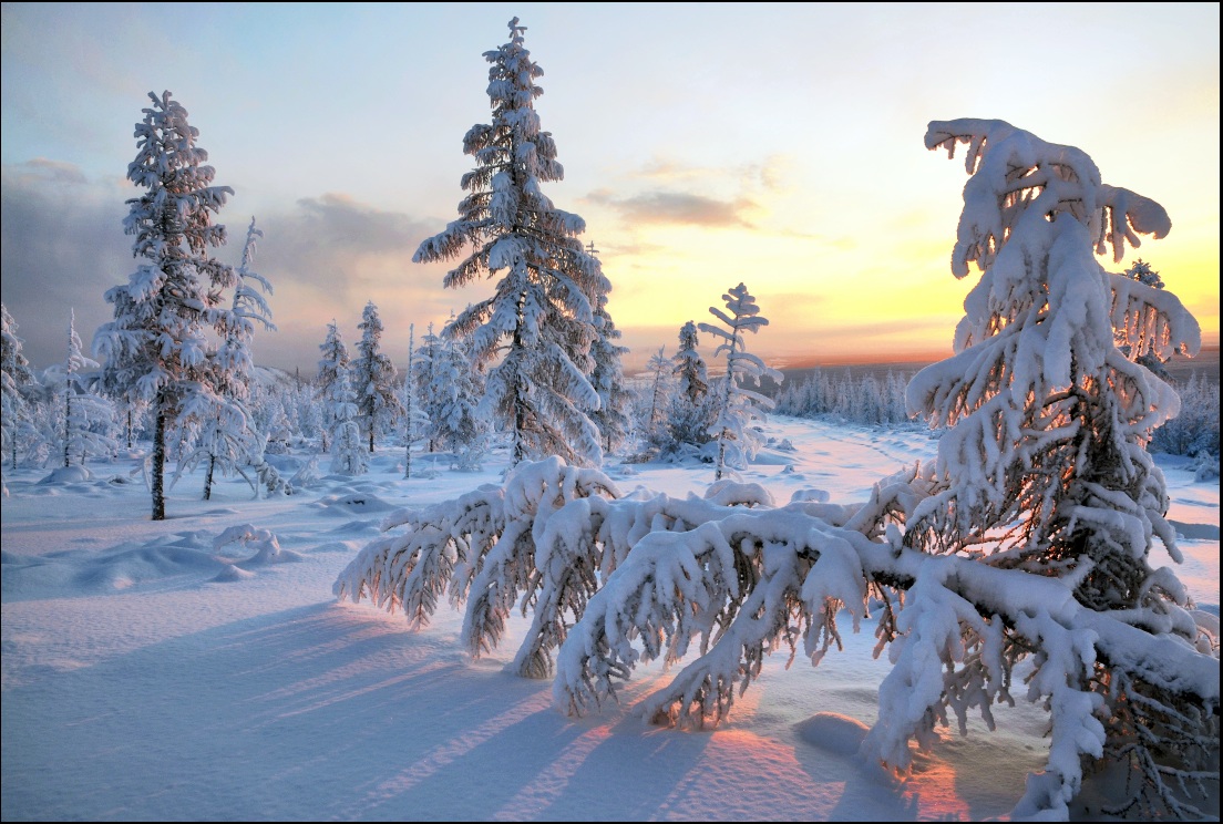 Kürzesten Tag des Kolyma.