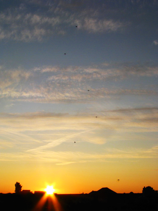 Sechs glücklichen Menschen!