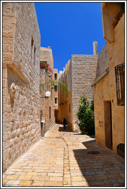 Jerusalem. Altstadt Straße.