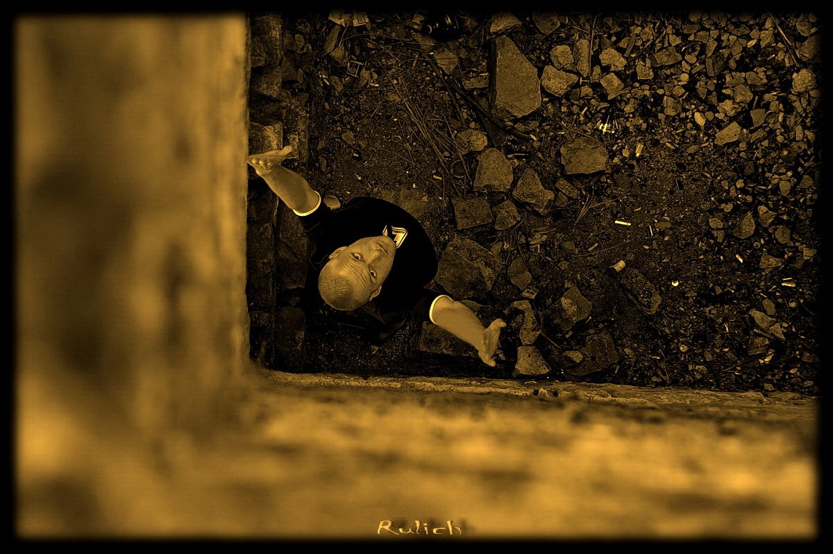 Upside down oder auf dem Kopf