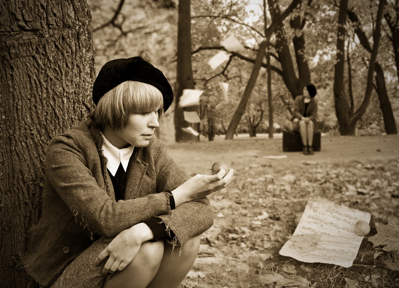 Geschmack des Herbstes Abschied