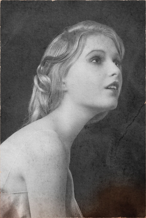 Porträt von unbekannten Mädchen