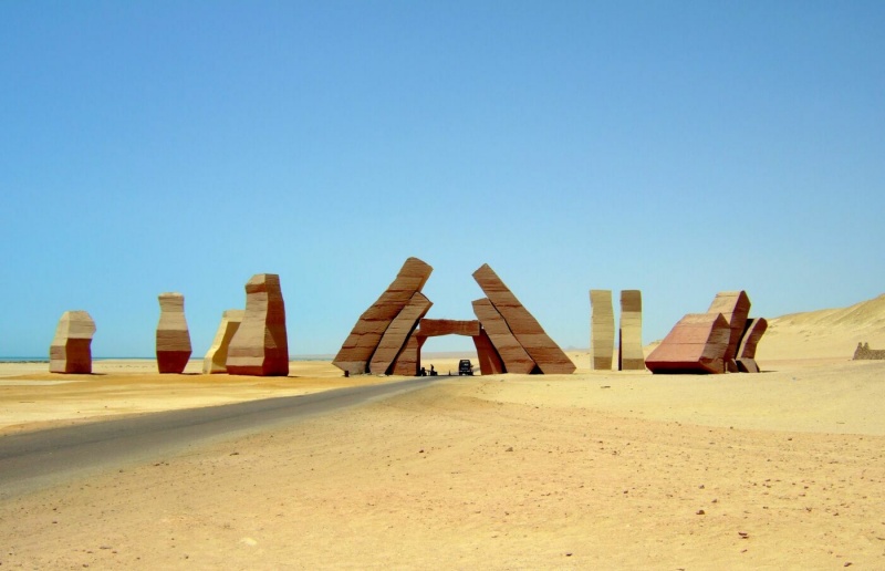 Das Denkmal in der Wüste