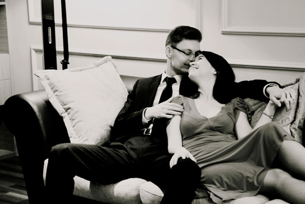 ... Nur eine Person.