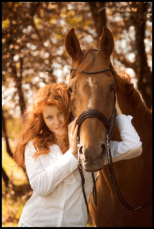 Meine rothaarige Freundin