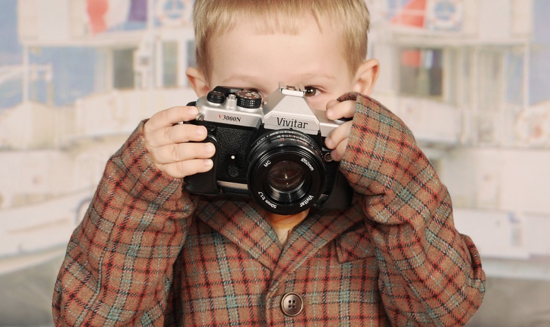 Porträt eines unbekannten Fotografen