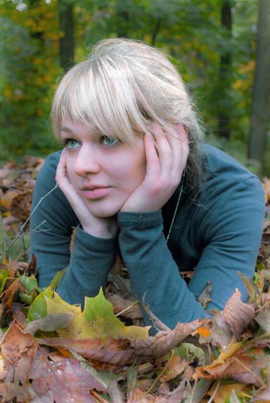 Bei den Schleier des Herbstes