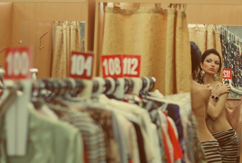 Sobald in einem Kaufhaus