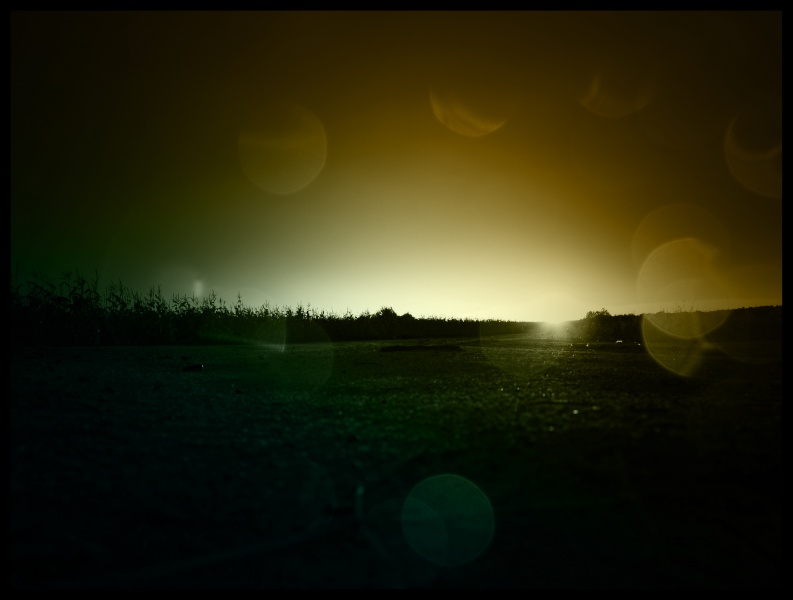 Neon Sonnenuntergang ...