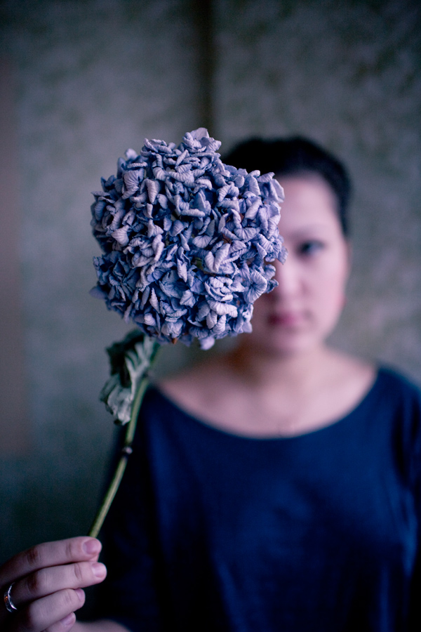 Lisa und Küche Blume