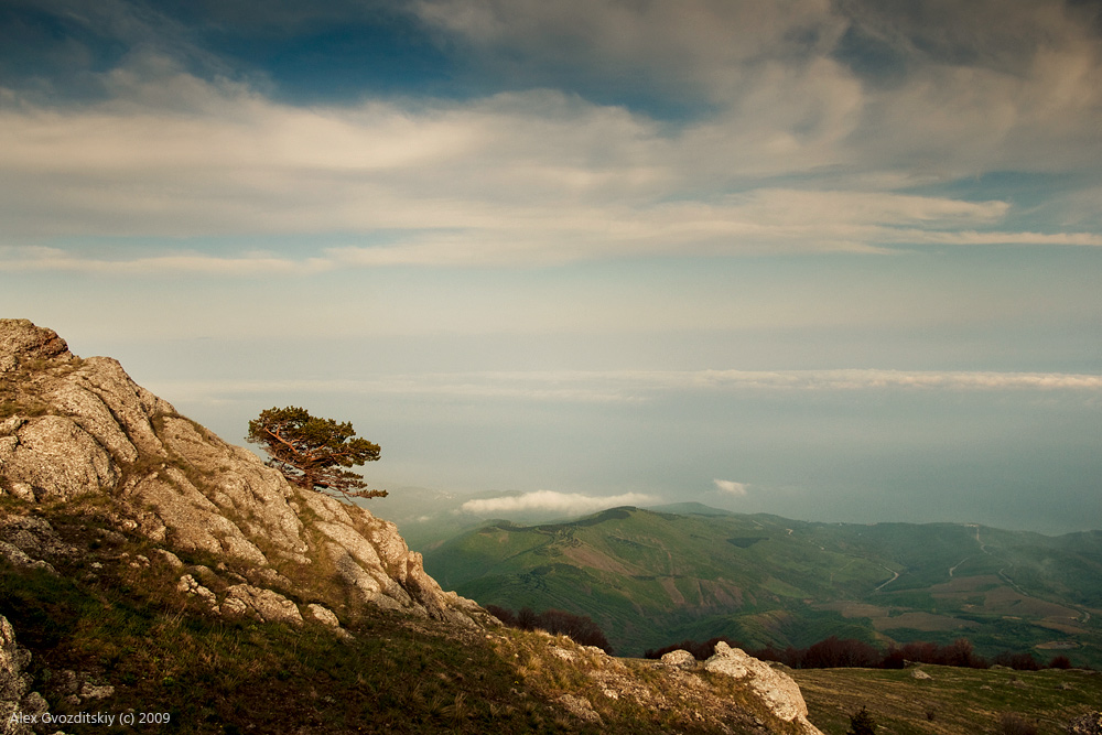 Im Vorgriff auf den Sonnenuntergang auf Demerdzhi