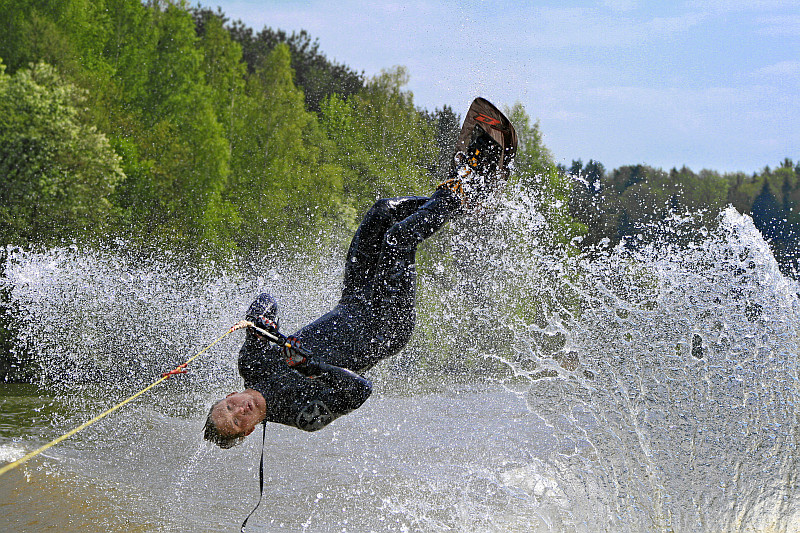 Auf dem Kamm einer Welle ...