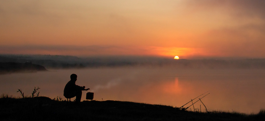 Am Morgen Morgendämmerung