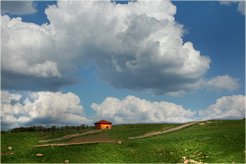 Nun habe ein Haus im Dorf ..