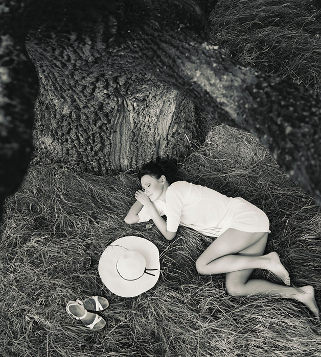 Neben einem Kaninchenbau