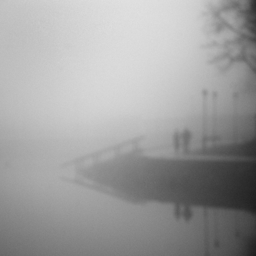 Novemberabend Spaziergang