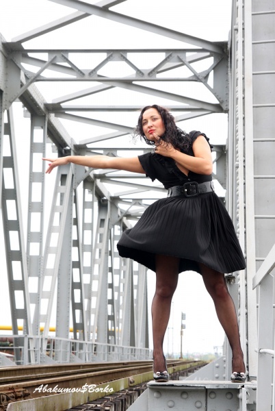 Warten Sie, eine Lokomotive!