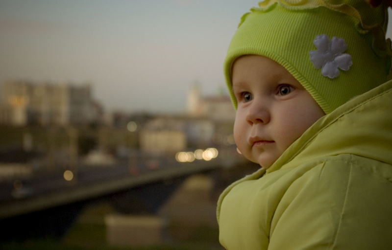 Am Abend wird die Stadt sah ich ....