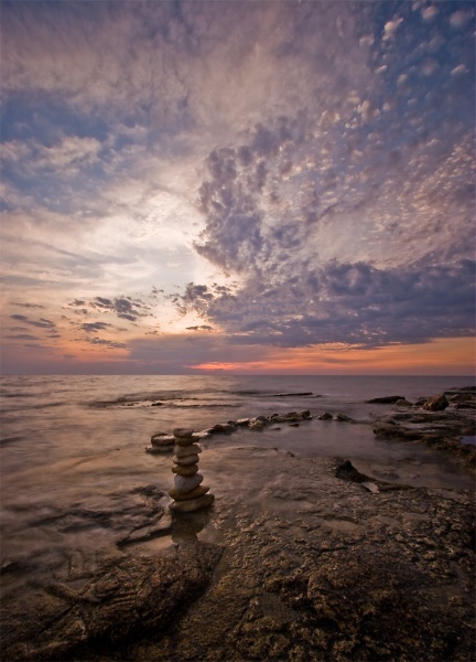 Zeit zum Setzen der Steine