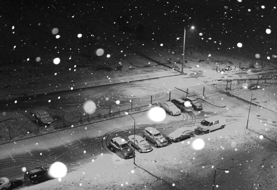 Und draußen im Winter