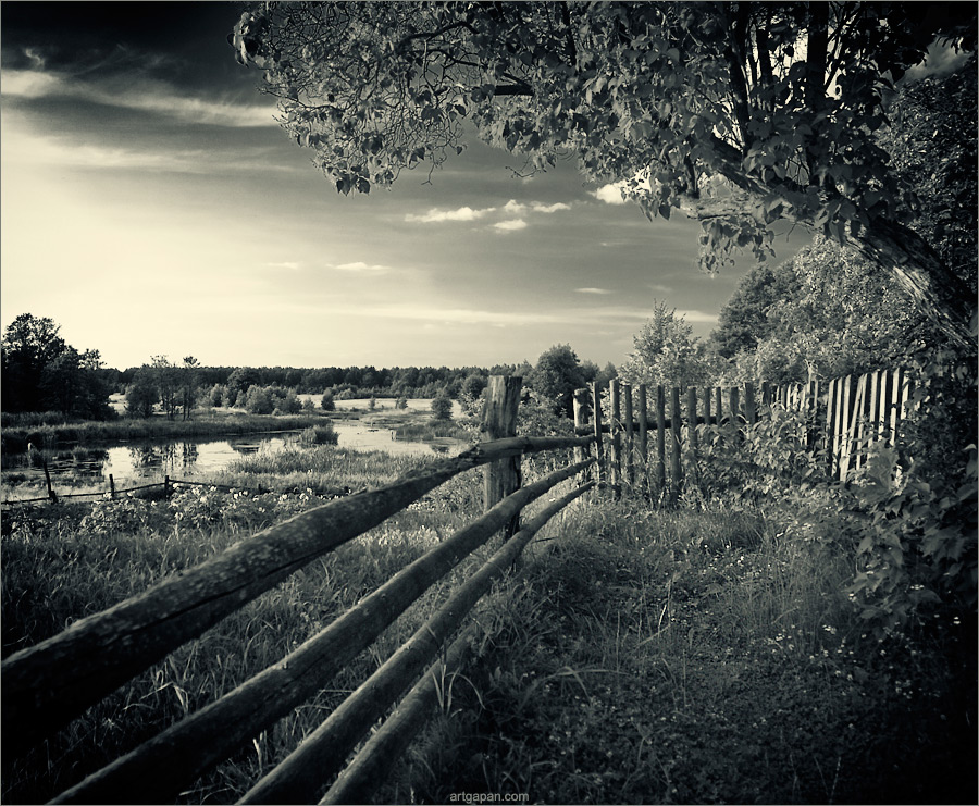 [ sketch of the village ]