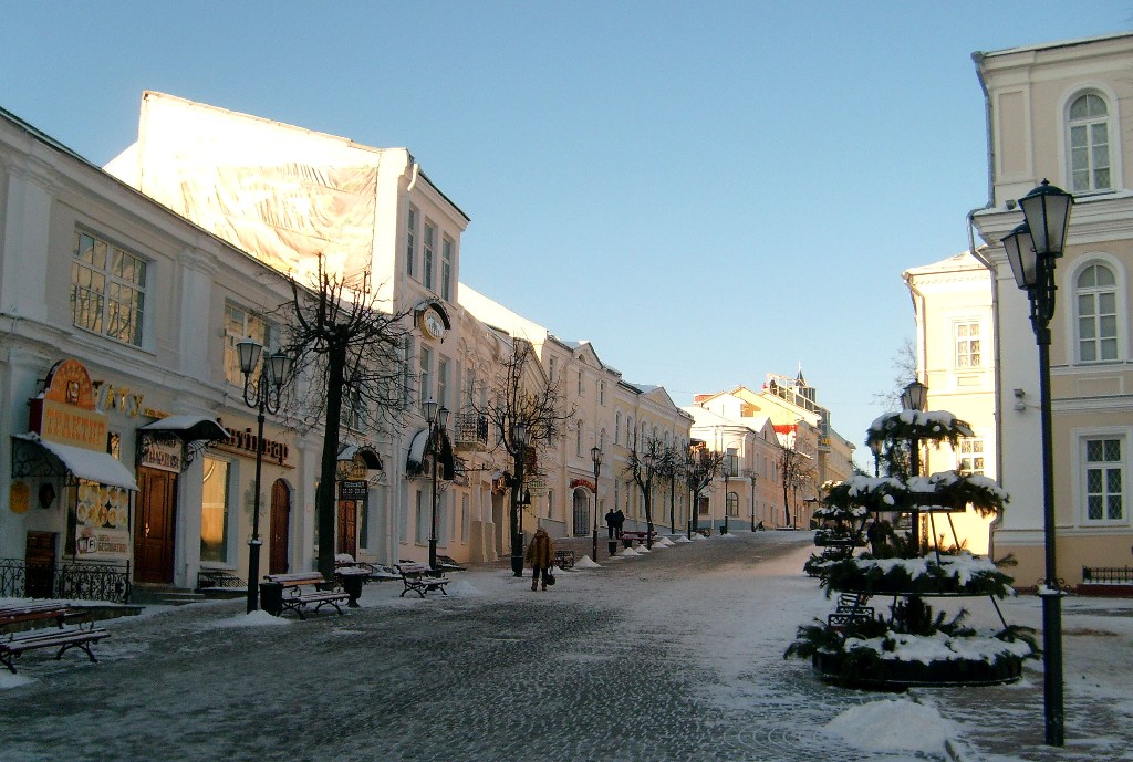 Frozen Straßenlaternen