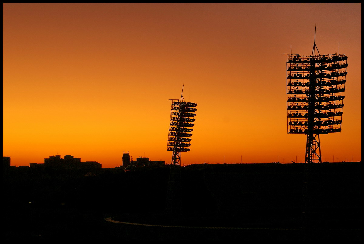 Blick von der Herberge ...