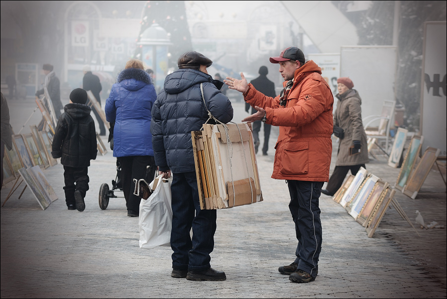 "Sag mir, Kitty, als Künstler - Künstler ..."...