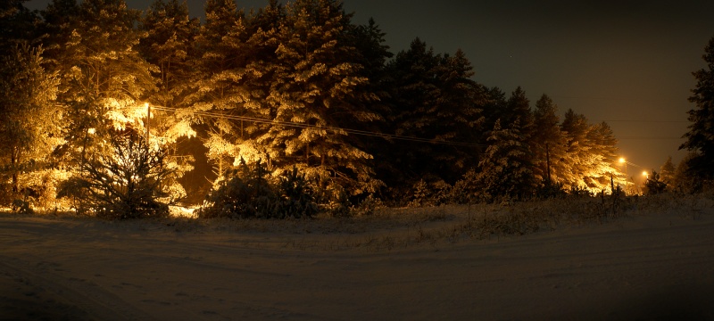 Und auch hier fiel der Schnee ...