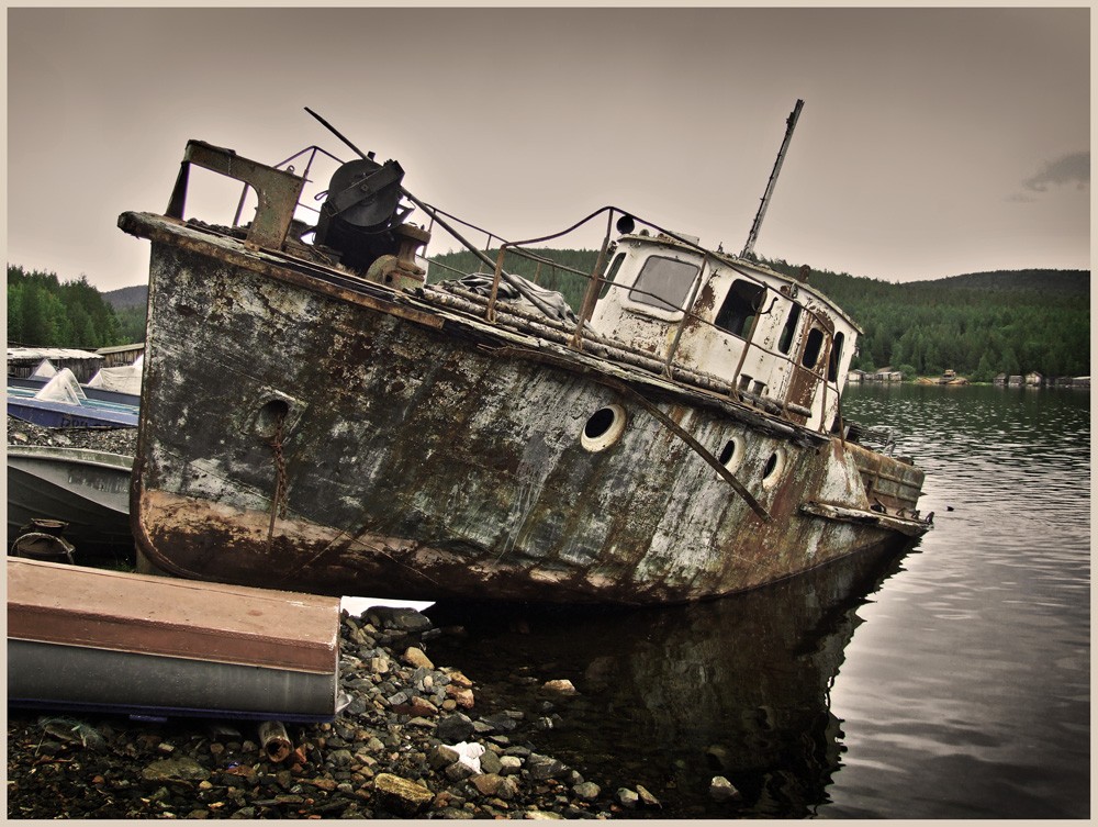 "Vor langer Zeit vor der Küste geschrieben ..."