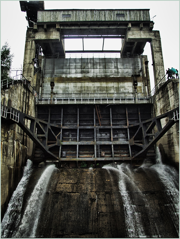 Einschränkende den Fluss ...