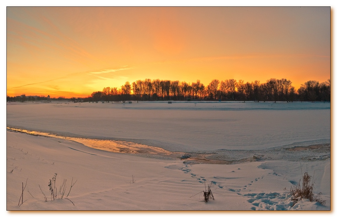 Hitze die kalte Dämmerung