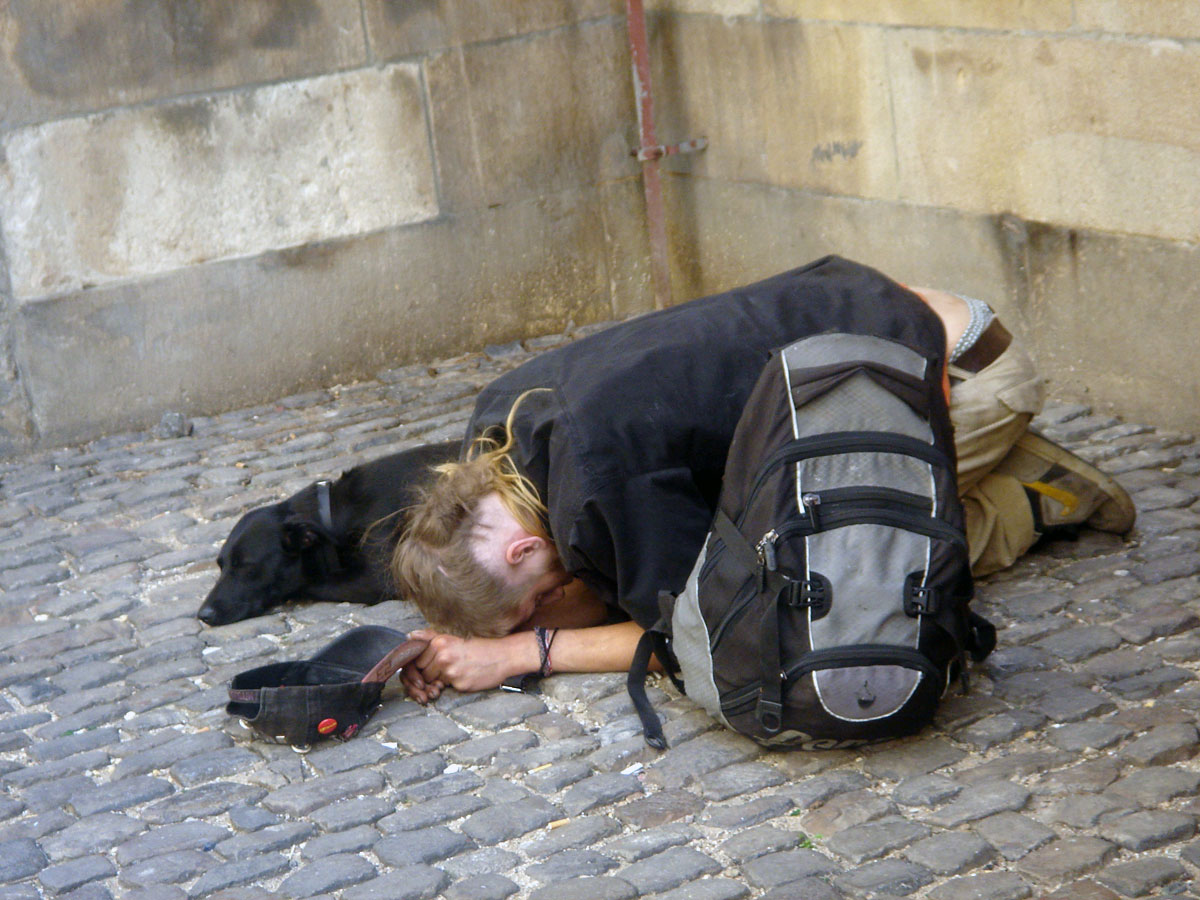 Beggars in Prag ..