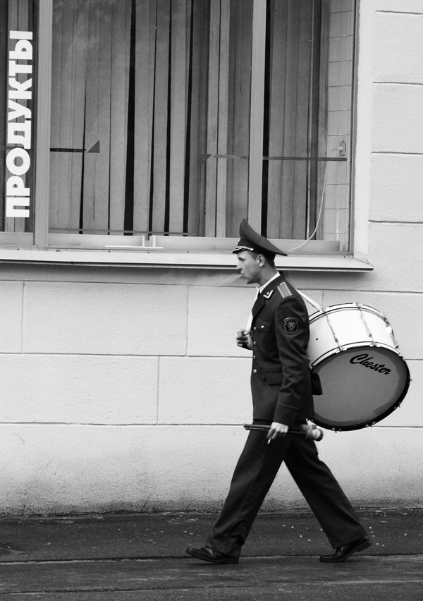 Ich gehe, ich rauche ...