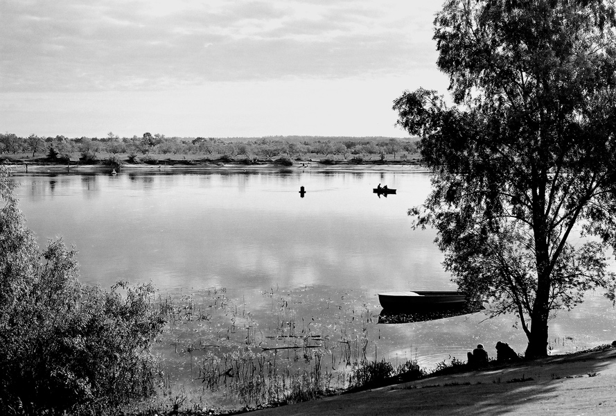 Der Morgen auf dem Pripjat