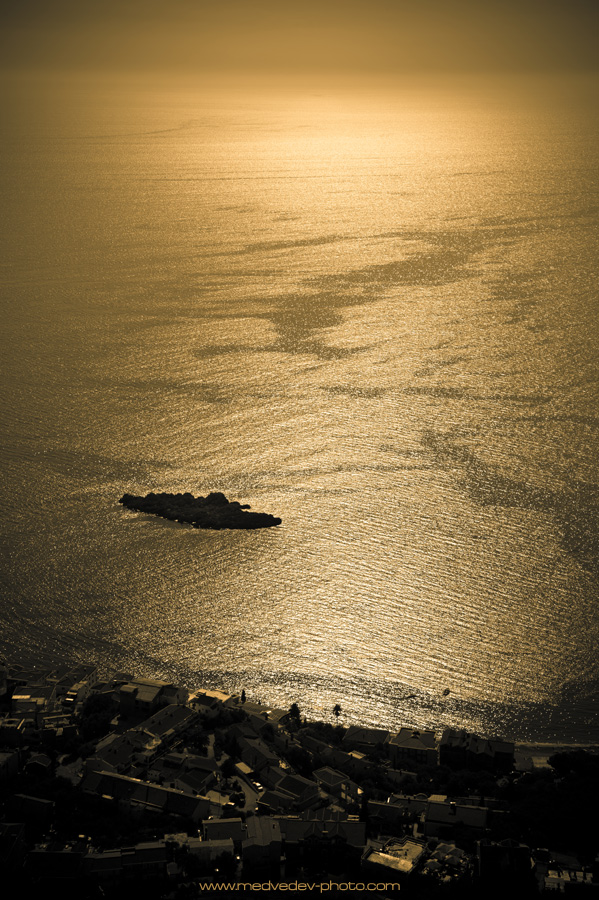 Golden Sonnenuntergang im September