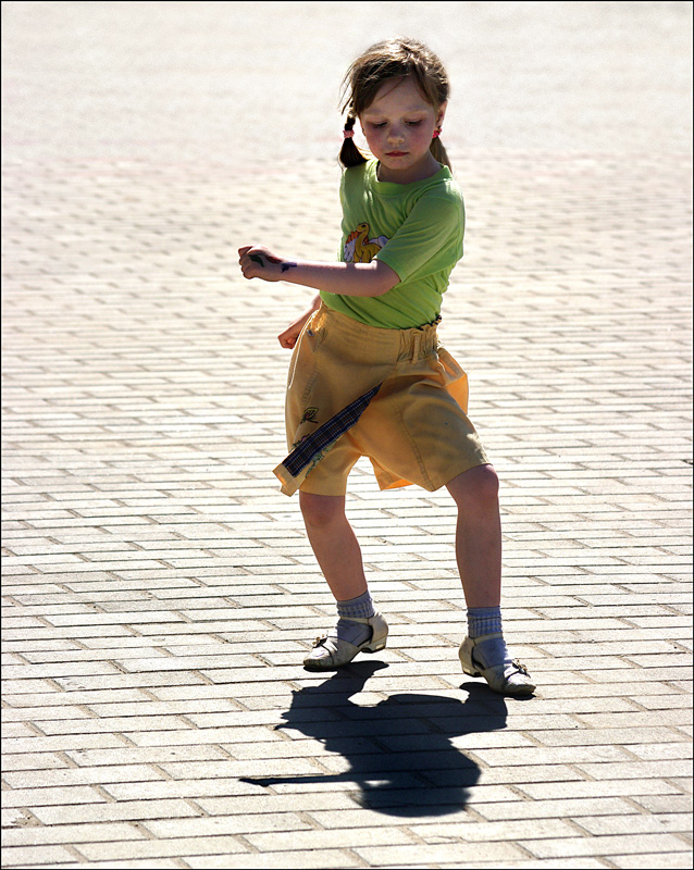 Tanz auf dem Platz, nur für mich