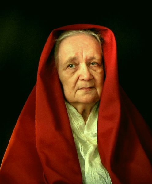 Porträt der alten Frau