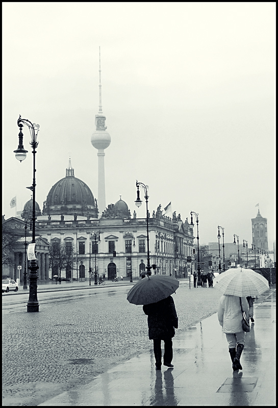 Auf der regen in Berlin ...
