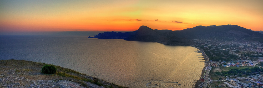 Angesichts der Sudak Bay