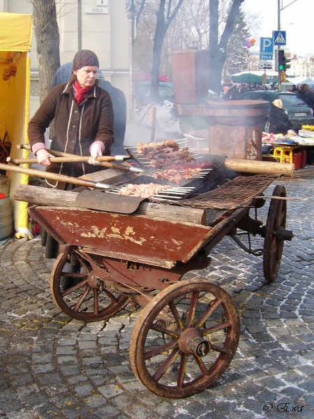 Ich will nicht zu den Schaschlik essen?
