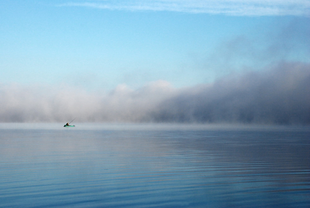 Don Quijote auf einem Angelausflug