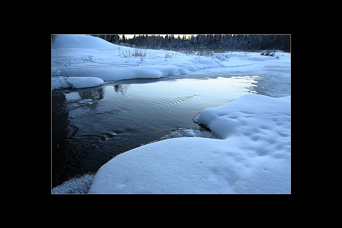 Sonne ging in den Ruhestand ... Es wurde dunkel ...