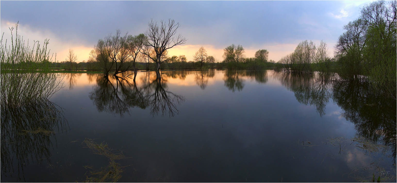 Ruhigen Abend im April