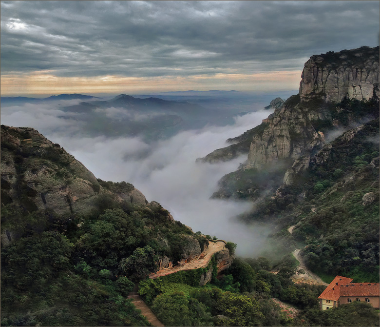 Romantische Landschaft.