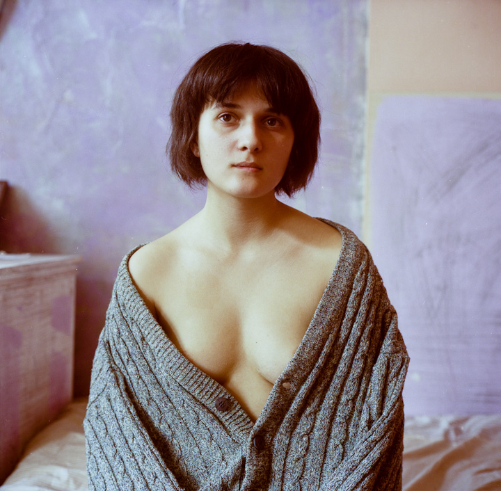 Hat (Porträt eines Pullover Anton)