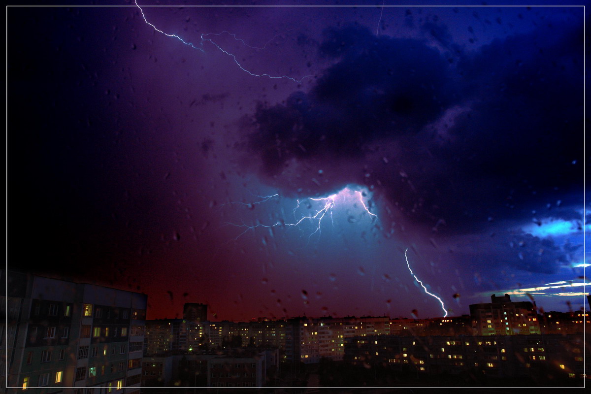 Gewitter vor meinem Fenster