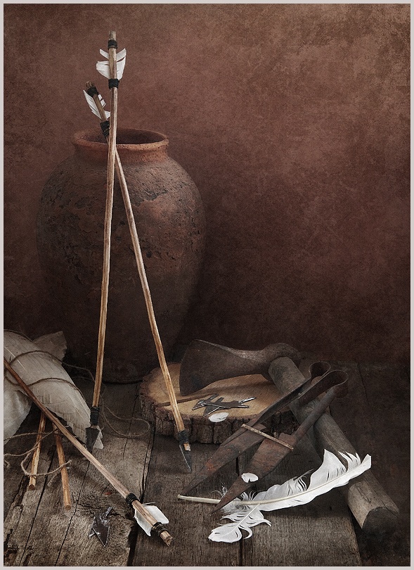 Workshop für die Herstellung von Pfeilen