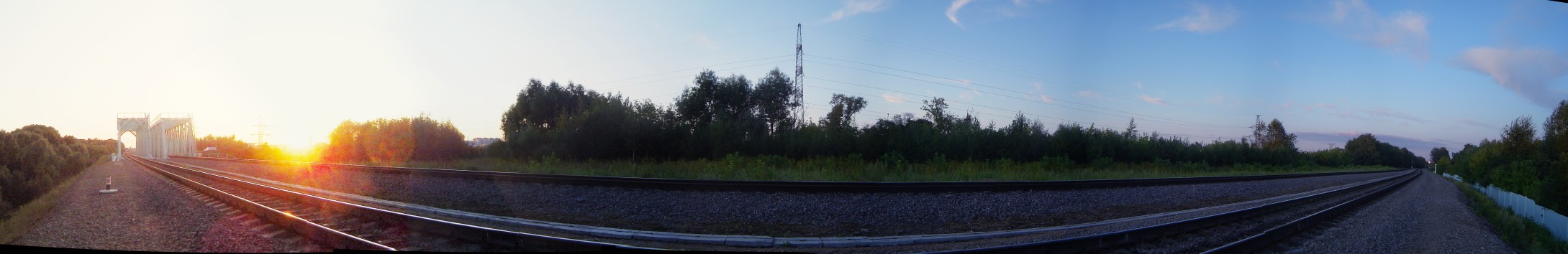 Auswärts auf den Schienen