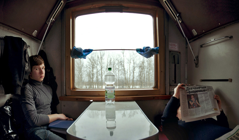 Zweiter Klasse Stimmung.